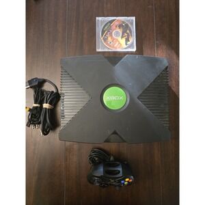 Microsoft Original Xbox Console, Controller And 1 Game TESTED
